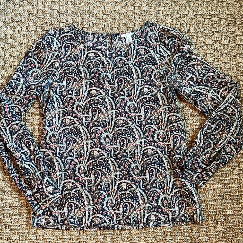 JCrew 100% Silk top